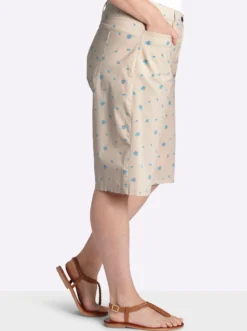 Bermudas mit Minimalprint
