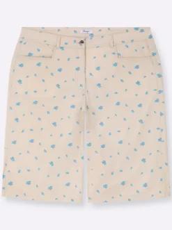 Bermudas mit Minimalprint