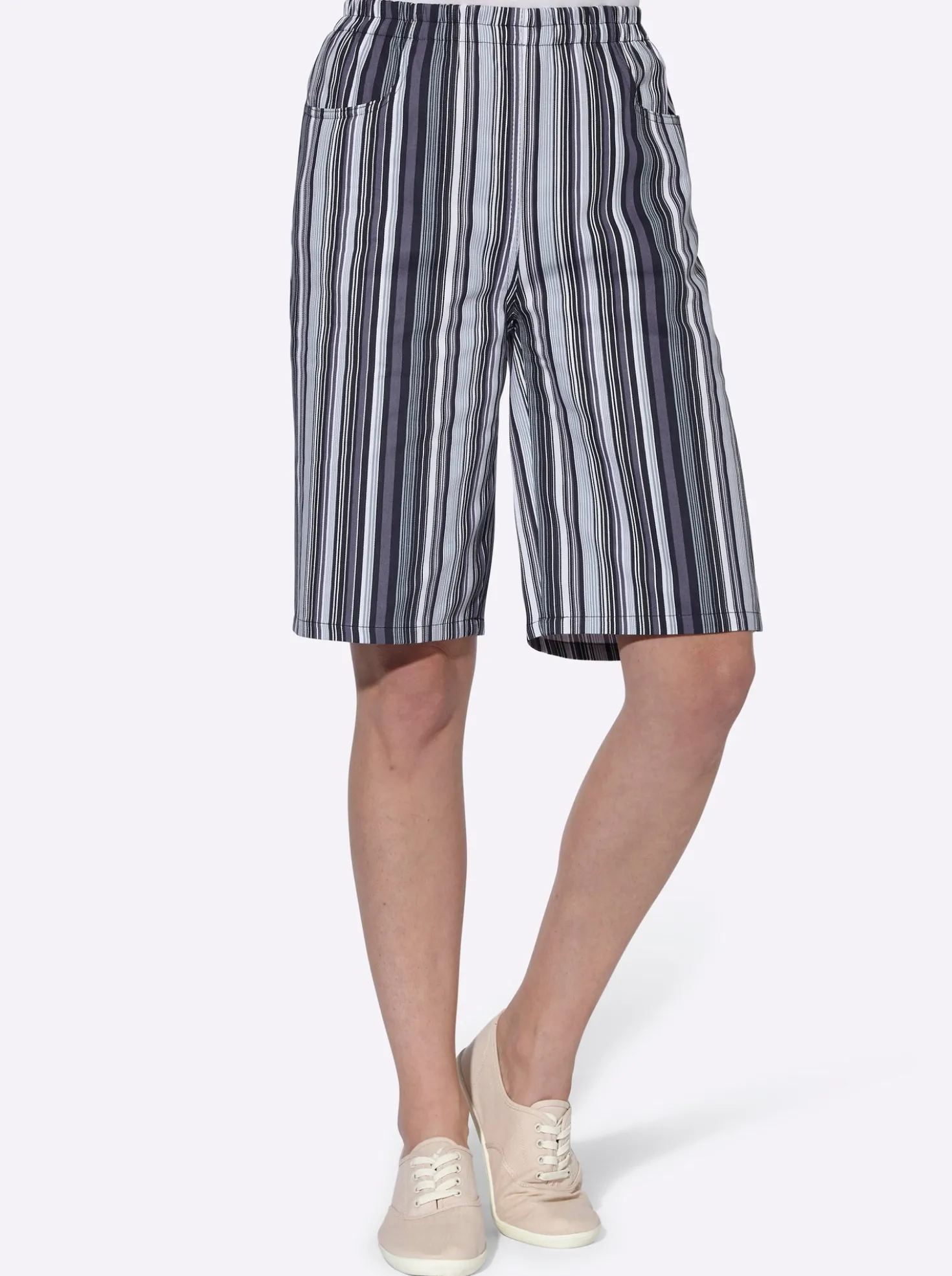 Bermudas mit Rundum-Dehnbund