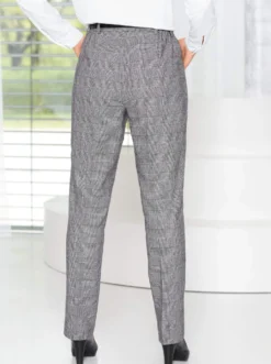 Bügelfaltenhose mit Taillenabnähern