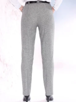 Bügelfaltenhose mit Taillenabnähern