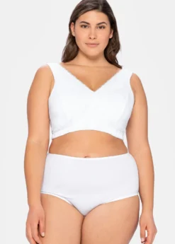 Bügelloser BH in Bustier-Form, mit Spitzenborte