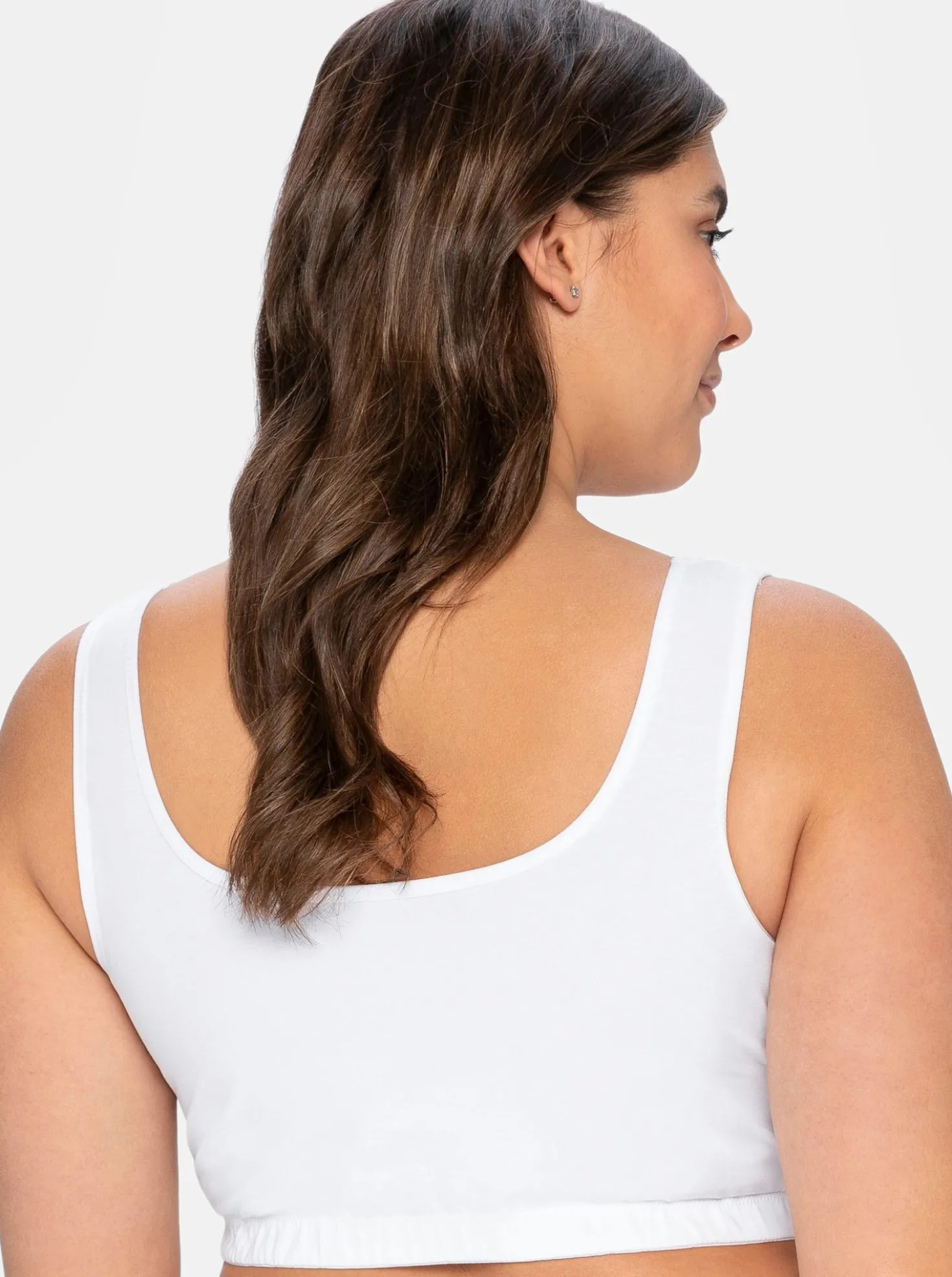 Bügelloser BH in Bustier-Form, mit Spitzenborte