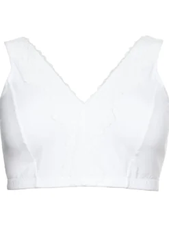 Bügelloser BH in Bustier-Form, mit Spitzenborte