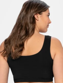 Bügelloser BH in Bustier-Form, mit Spitzenborte