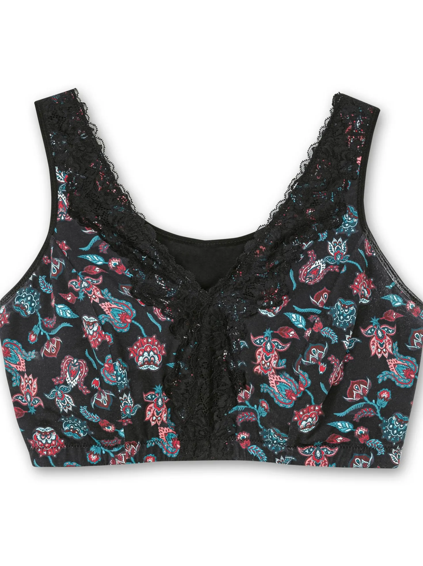 Bügelloser BH in Bustier-Form, mit Spitzenborte