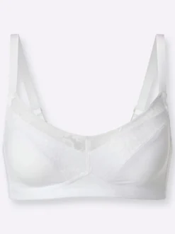 BH ohne Bügel mit transparenter Spitze