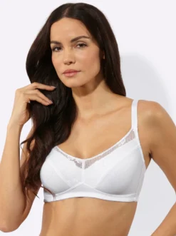 BH ohne Bügel mit transparenter Spitze