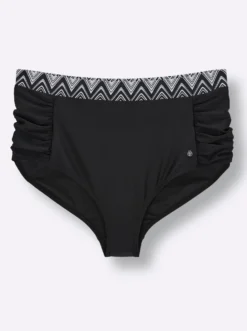 Bikini-Hose mit seitlicher Raffung und Shaping-Effekt