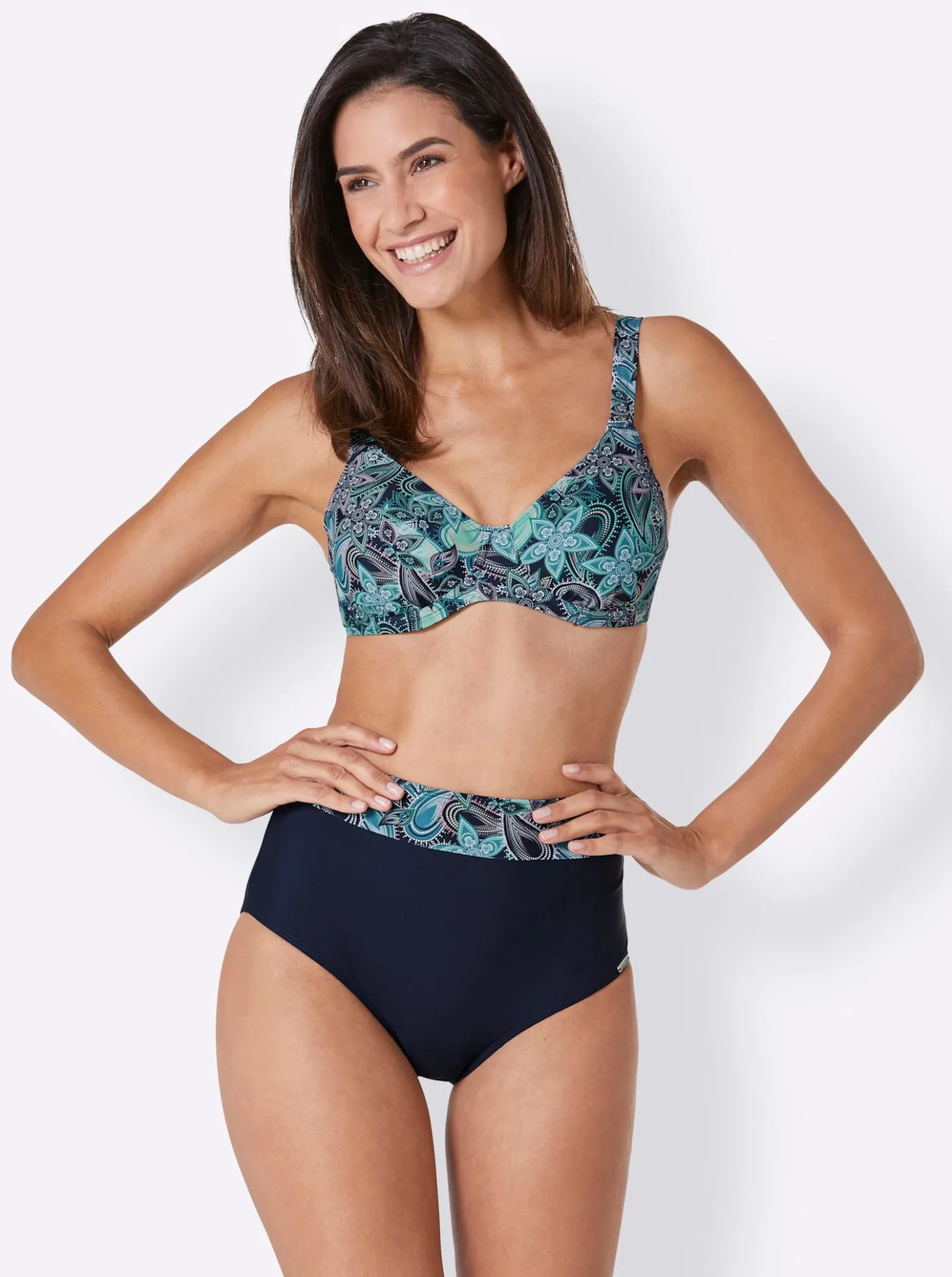 Bikini mit breitem Hosenbund
