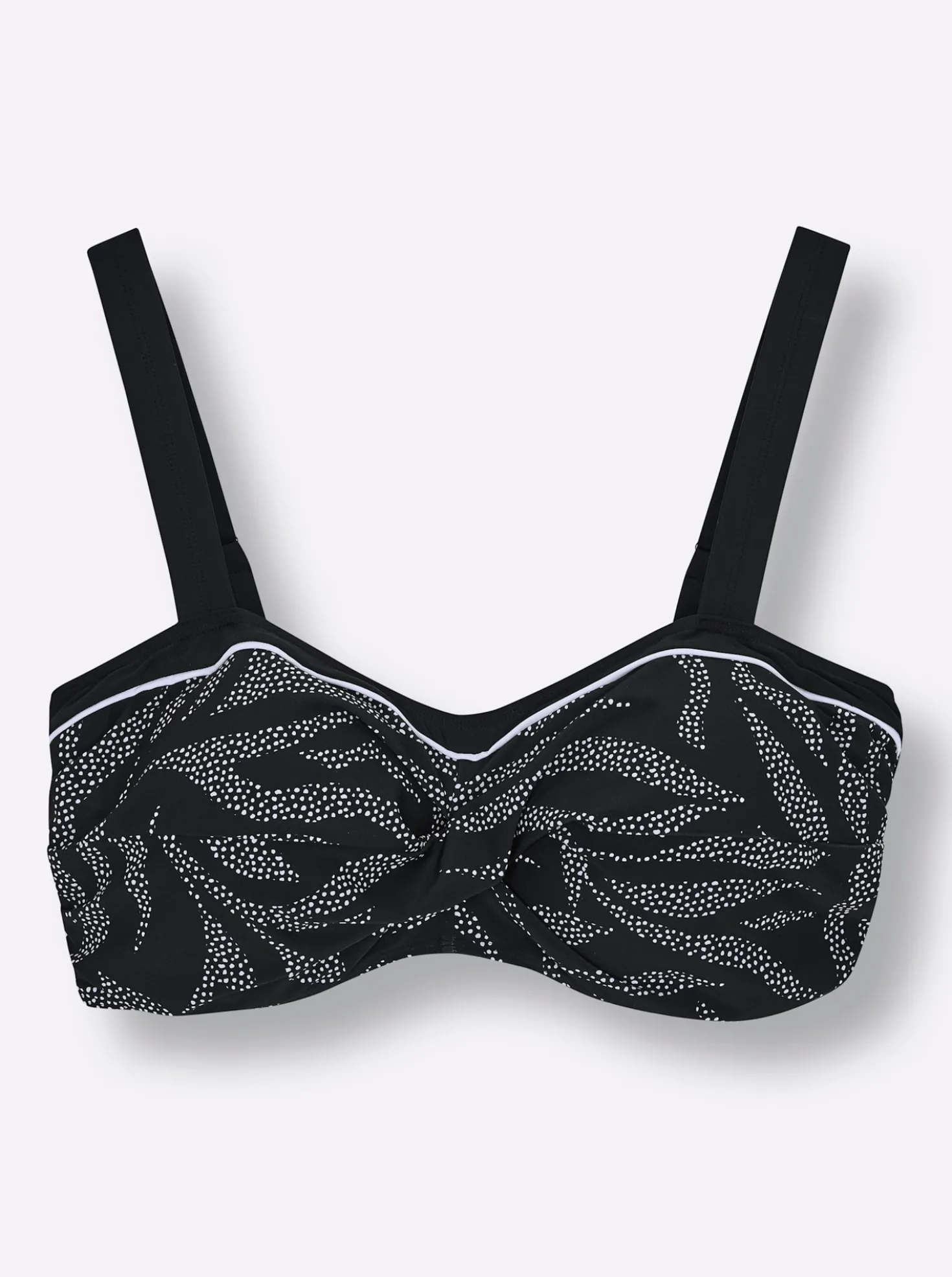 Bikini-Oberteil in Wickeloptik