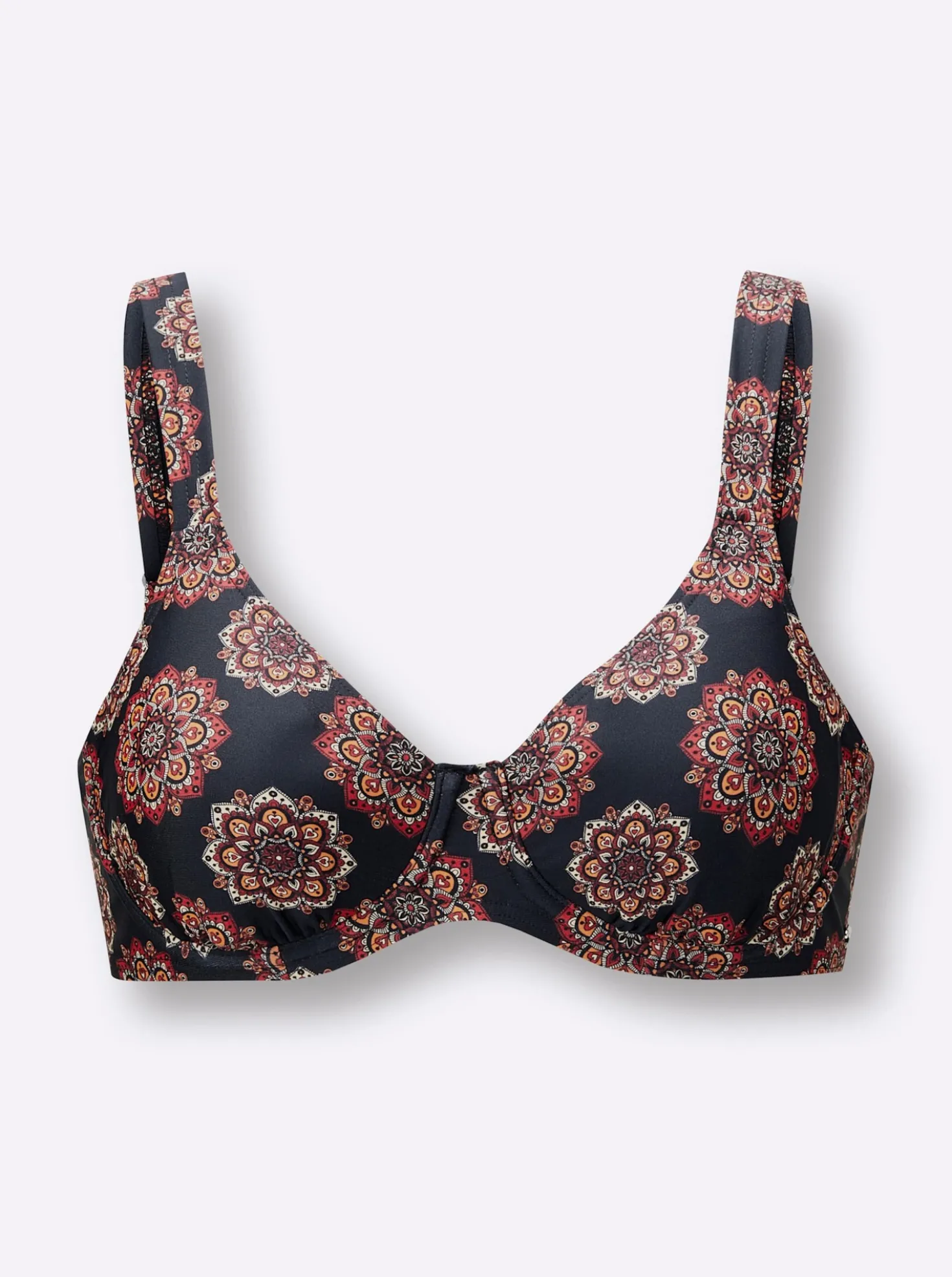 Bikini-Oberteil mit Raffung