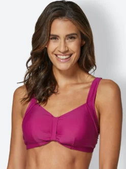 Bikini-Oberteil mit Zierriegel