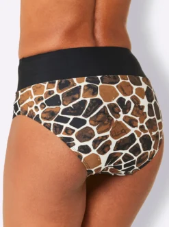 Bikini-Slip im Animal-Dessin