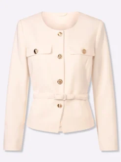 Blazer mit abnehmbarem Gürtel
