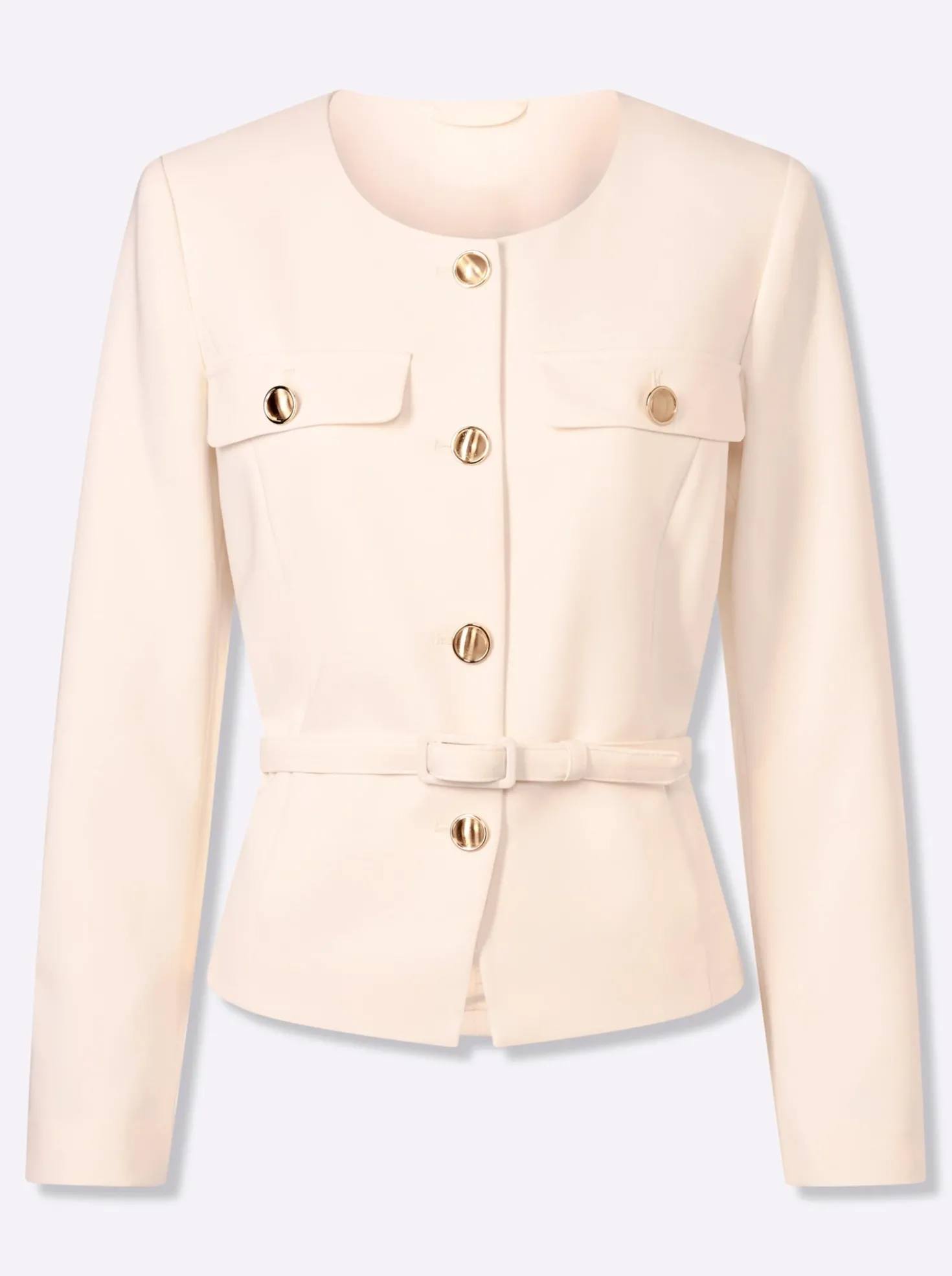 Blazer mit abnehmbarem Gürtel