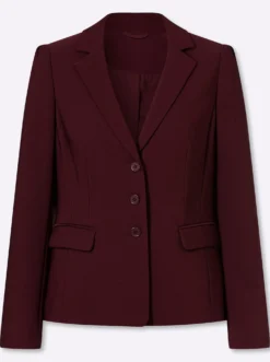 Blazer mit dezenten Puffärmeln