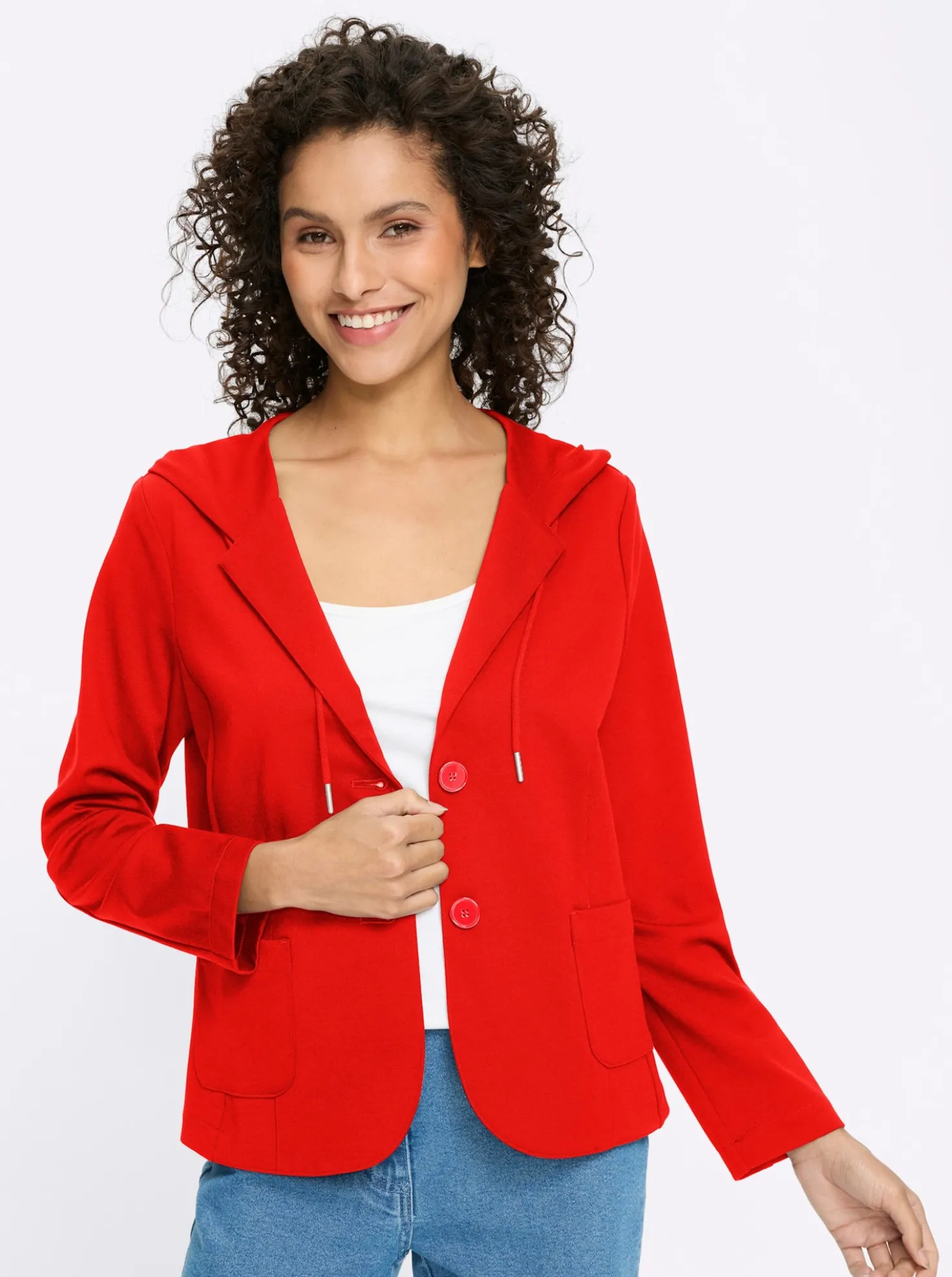 Blazer mit Kapuze