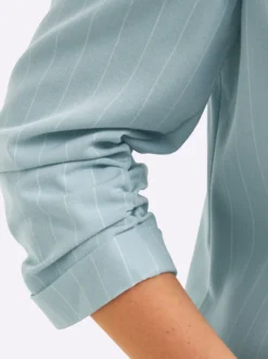 Blazer mit Nadelstreifen und 3/4-Arm