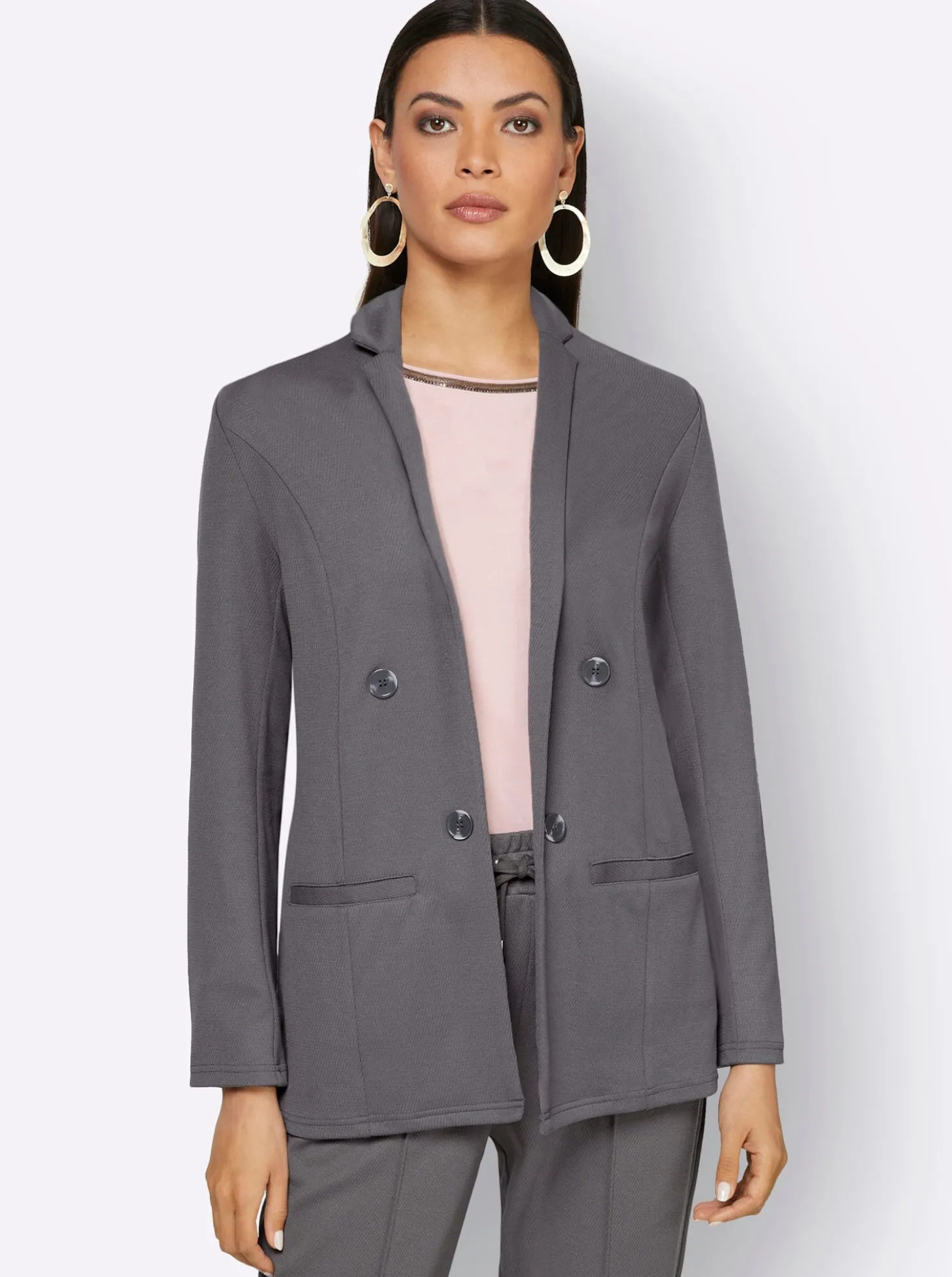 Blazer mit Schmuckknöpfen