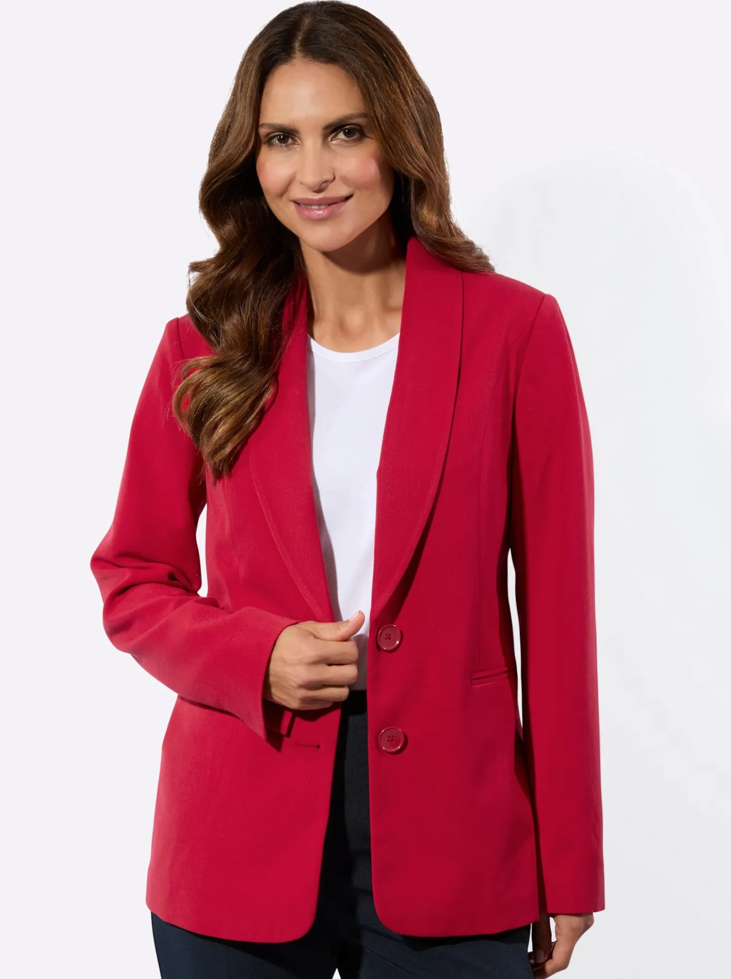 Blazer mit Schulterpolstern