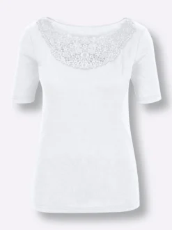 Blazershirt mit Blütenspitze