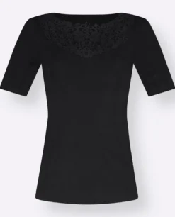 Blazershirt mit Blütenspitze