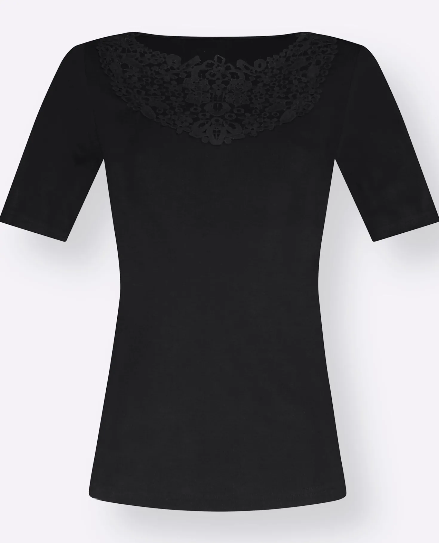 Blazershirt mit Blütenspitze