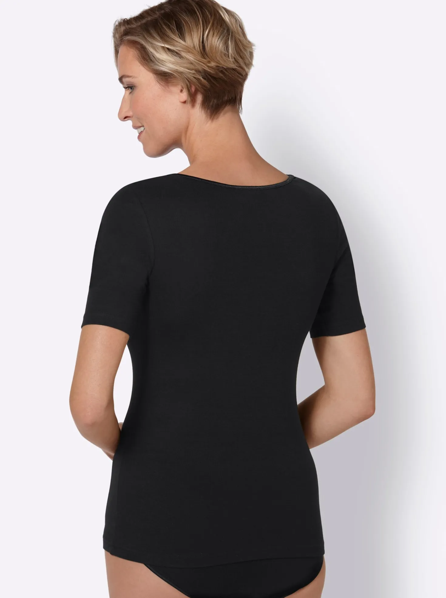 Blazershirt mit Blütenspitze