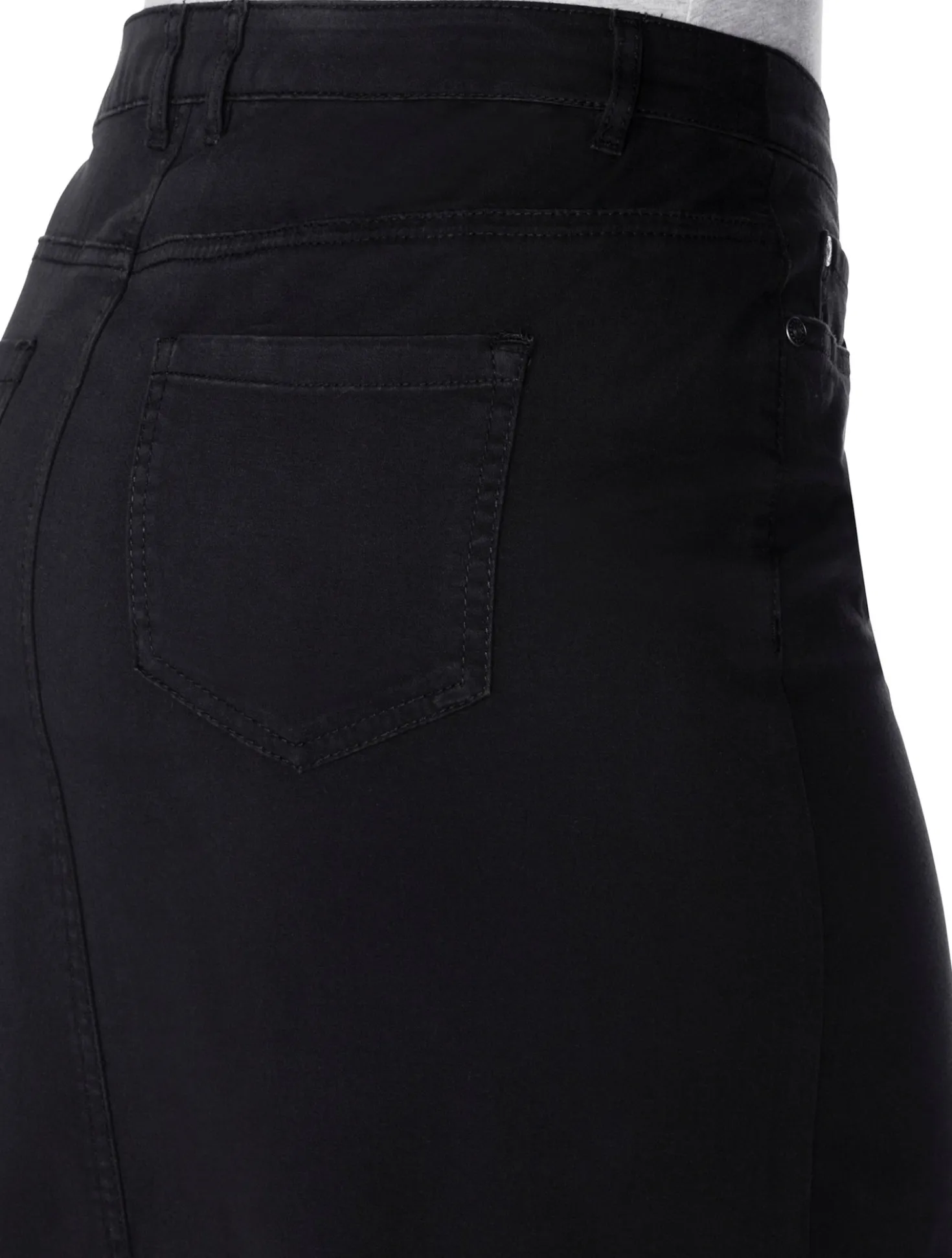 Bleistiftrock aus Stretch-Twill