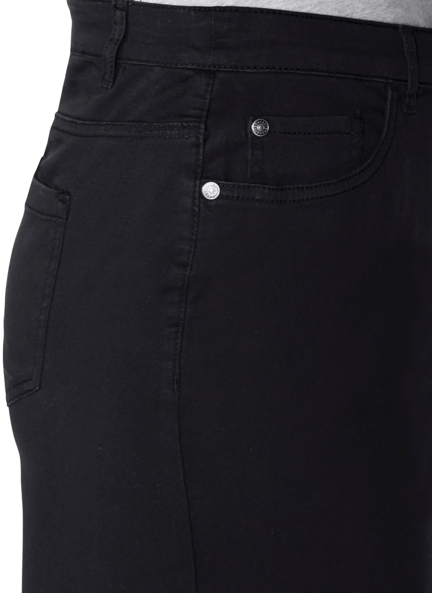 Bleistiftrock aus Stretch-Twill