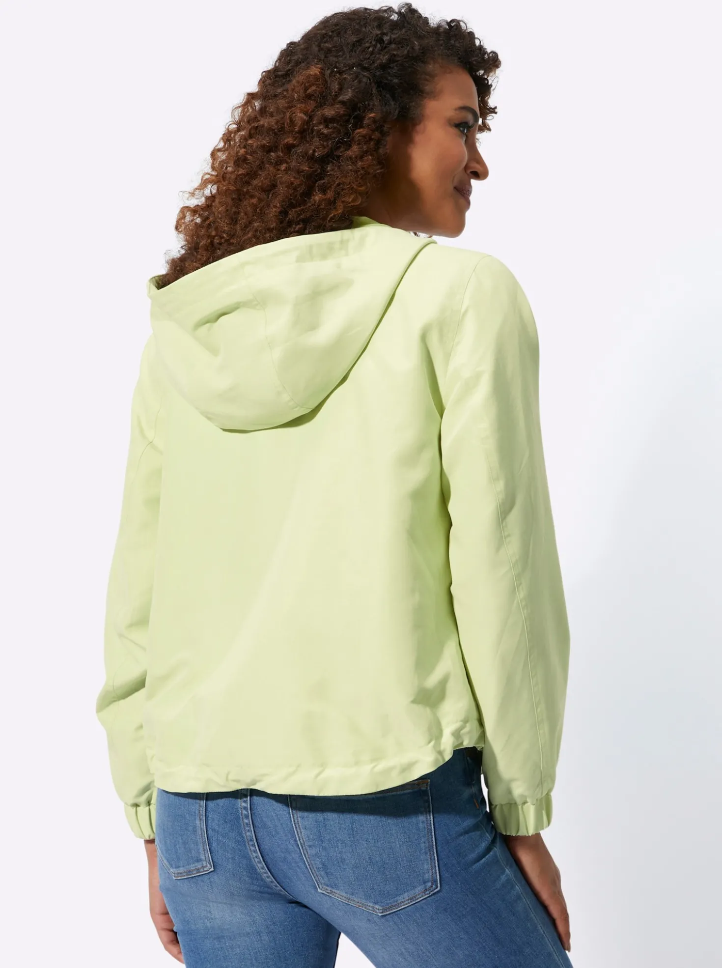 Blousonjacke mit weitenregulierbarer Kapuze