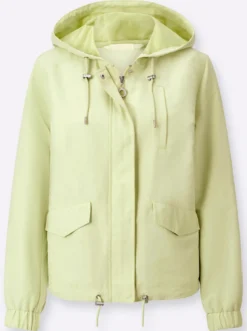 Blousonjacke mit weitenregulierbarer Kapuze