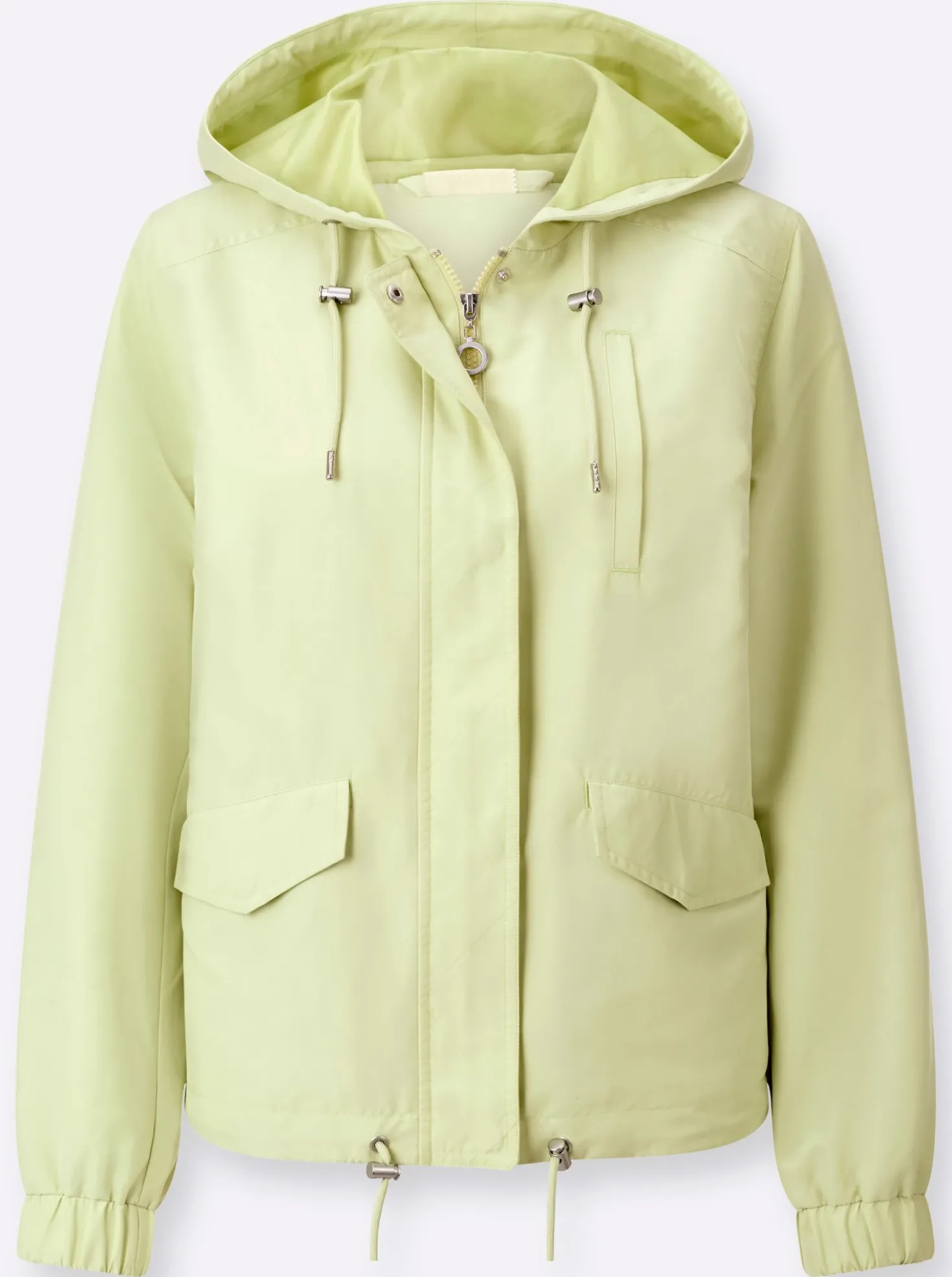 Blousonjacke mit weitenregulierbarer Kapuze