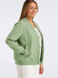 Blouson mit dezentem Glanz
