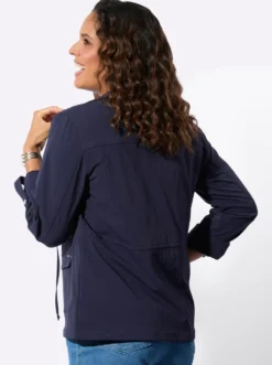 Blusenblazer mit Tunnelzug in der Taille
