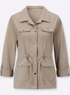 Blusenblazer mit Tunnelzug in der Taille