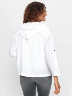 Blusenjacke in Musselin-Qualität
