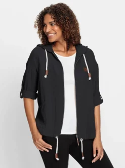 Blusenjacke in Musselin-Qualität