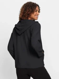 Blusenjacke in Musselin-Qualität