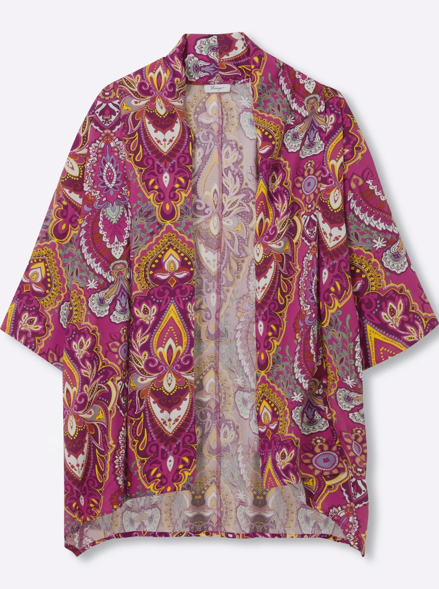 Blusenjacke mit floralem Muster