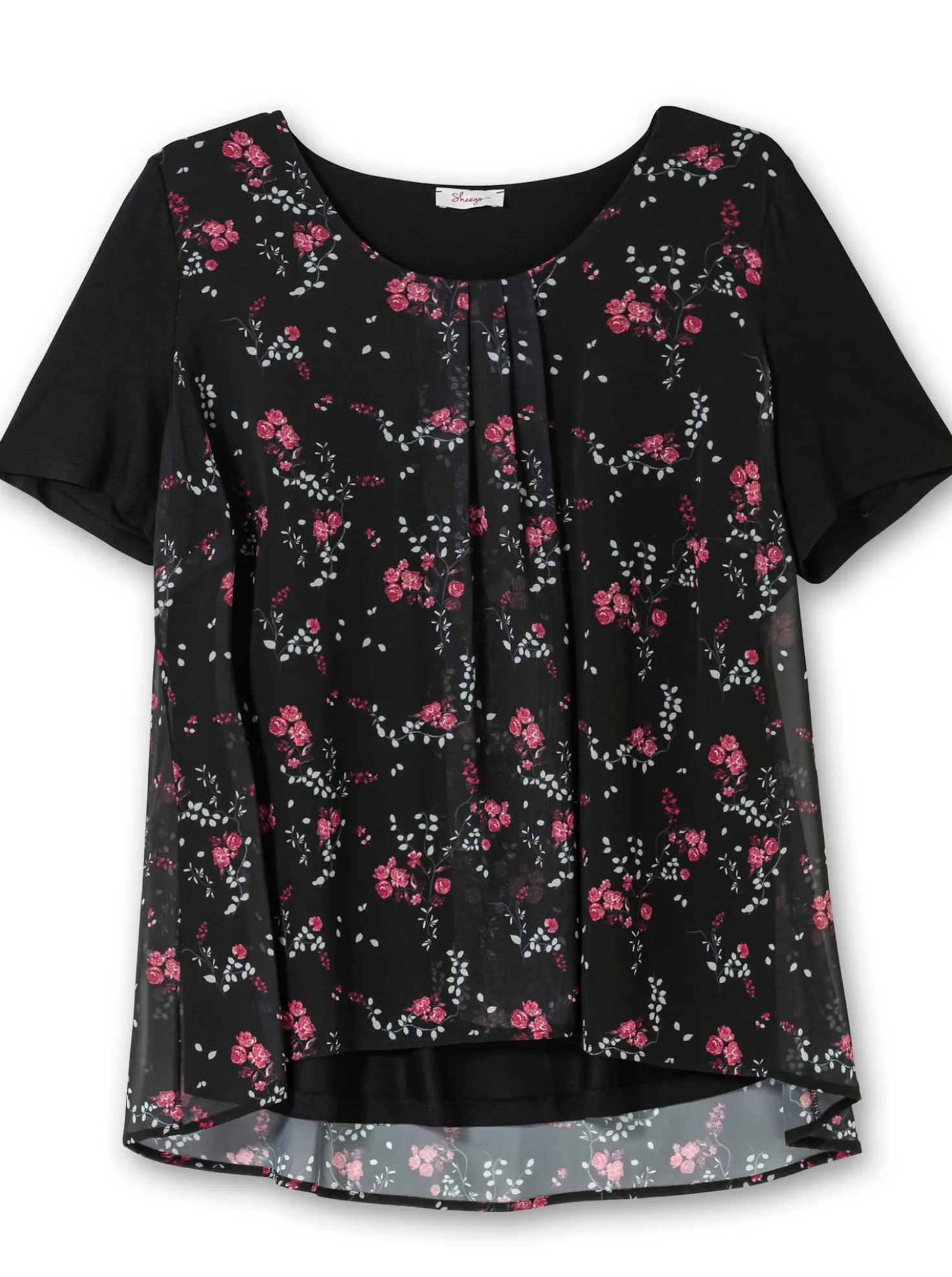 Blusenshirt in Lagenoptik