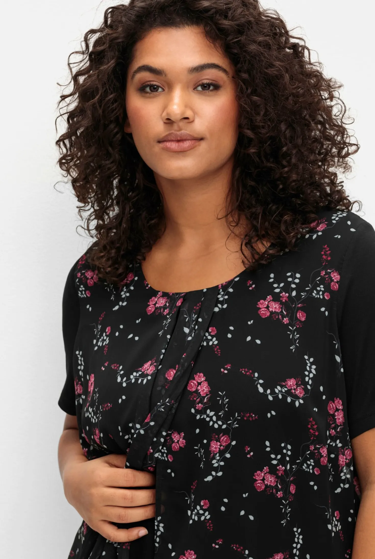 Blusenshirt in Lagenoptik