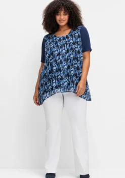 Blusenshirt in Lagenoptik