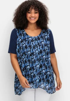 Blusenshirt in Lagenoptik