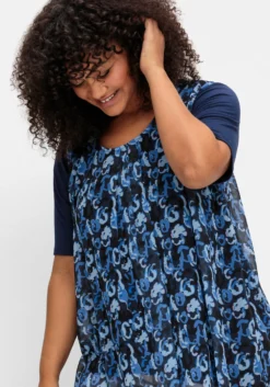Blusenshirt in Lagenoptik
