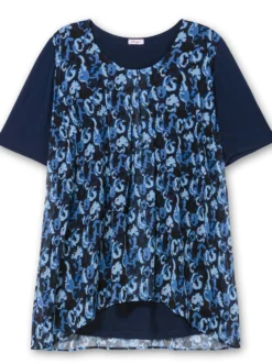 Blusenshirt in Lagenoptik