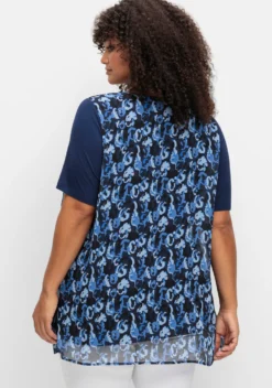 Blusenshirt in Lagenoptik