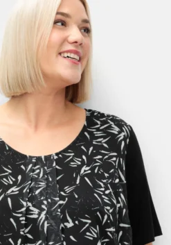Blusenshirt in Lagenoptik