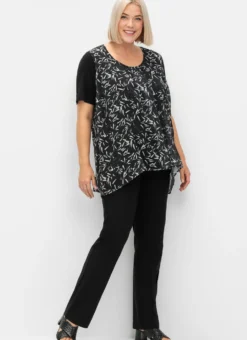 Blusenshirt in Lagenoptik